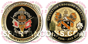 40th Expeditionary Signal Battalion custom army coin